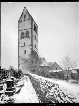 Hochsal Sankt Pelagius Kirche Kirchtum Außenansicht
