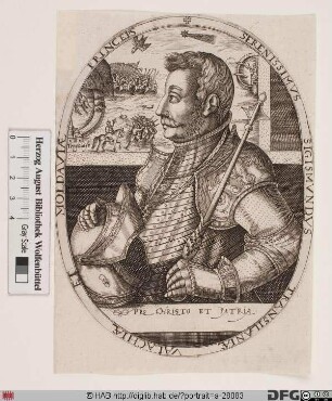 Bildnis Sigismund (Zsigmond) Báthory, Fürst von Siebenbürgen (reg. 1581(88)-99)