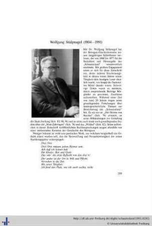 Wolfgang Stülpnagel (1904-1991; Nachruf)