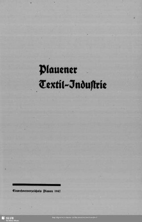 Plauener Textil-Industrie