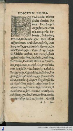 Edictum Ferdinandi Regis
