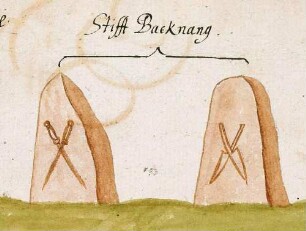 Backnang WN, Stift (Reichenberger Forst, Marksteinzeichen I)