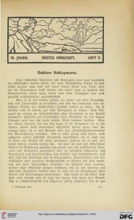 Heft 11 (1. Märzheft 1903)