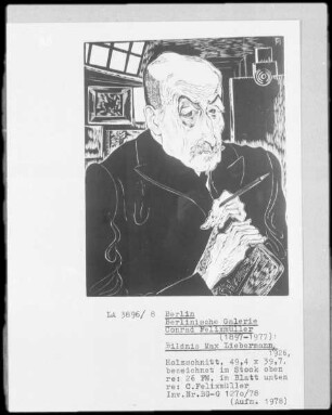 Bildnis Max Liebermann