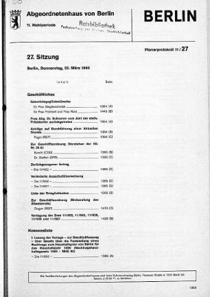 Nr. 27, 22. März 1990