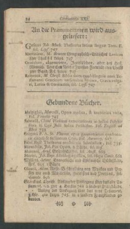 Gebundene Bücher