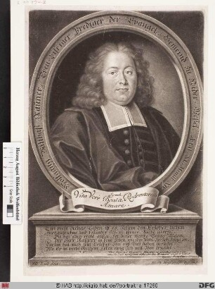 Bildnis Wolfgang Balthasar von Rauner