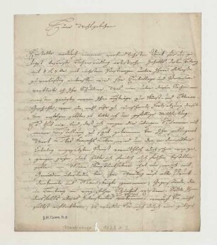 Brief von Gotthard Martinengo an Joseph Heller