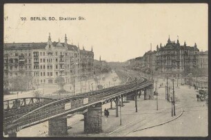 Ansichtskarte Hochbahn an der Skalitzer Straße