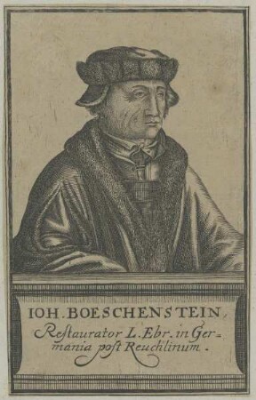 Bildnis des Ioh. Boeschenstein