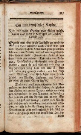 Ein und dreyßigstes Kapitel. [-] Acht und dreyßigstes Kapitel.