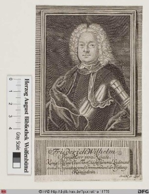 Bildnis Friedrich Wilhelm Frhr. von Kyaw (Kyau)