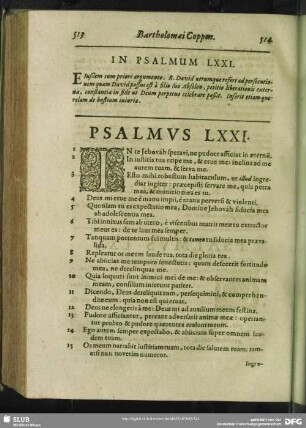 In Psalmum LXXI.[i.e. LXX.] Psalmus LXXI. [i.e. LXX.]