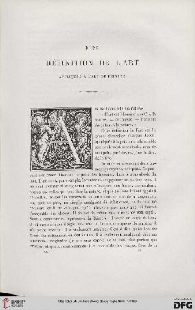 20: D'une définition de l'art appliquée à l'art de peindre