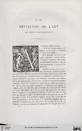 20: D'une définition de l'art appliquée à l'art de peindre