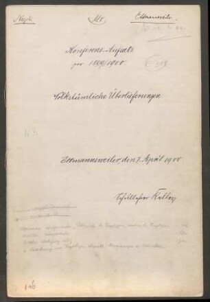 Konferenzaufsatz Ettmannsweiler OA Nagold II