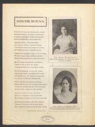 [Fotografía de] Srta. María I. Martínez López