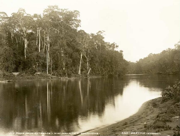 "Fiu River, N.W.Malaita"