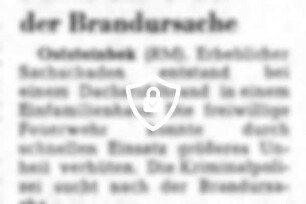 Polizei sucht nach der Brandursache