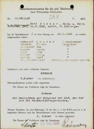 Sieber, Karl