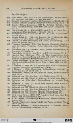 Zeichnungen (Nr. 1044-1108)
