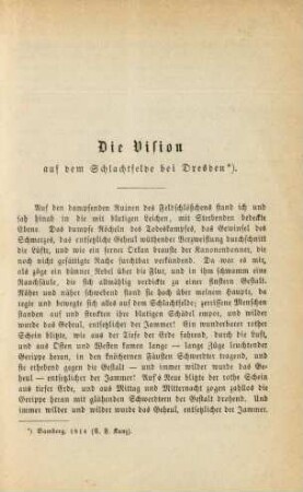 Die Vision auf dem Schlachtfelde bei Dresden