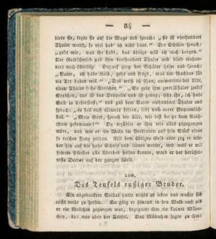 100. Des Teufels rußiger Bruder.