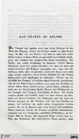 Das Orakel zu Delphi