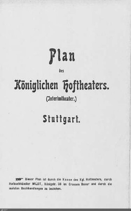Sitzplan Theater Stuttgart