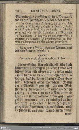 [Verbum regit alterum Verbum in Infinitiv.]
