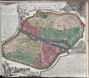 Geometrischer Grundris Der Des Heiligen Römischen Reichs Freÿen Stadt Nürnberg