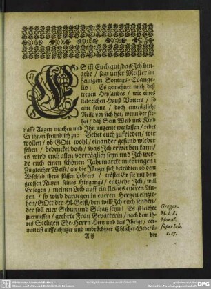 Leichenpredigt : Leichen-Predigt. [Vorrede]. Eingang. Leichen-Text. Vorbereitung. Abhandelung