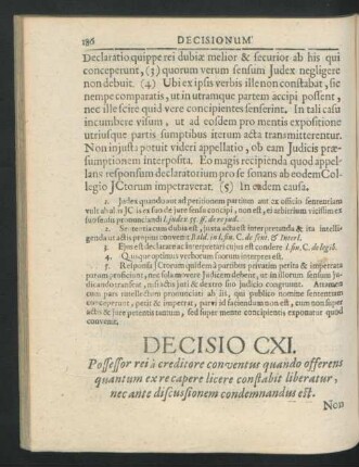 Decisio CXI. - CXX.