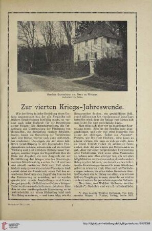 Zur vierten Kriegs-Jahreswende