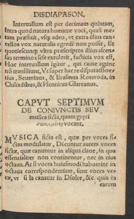 Caput Septimum De coniunctis Seu musica ficta ...
