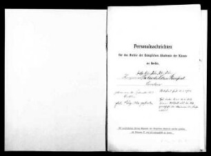 Stanford, Charles Villiers Sir - Komponist 1904 - Januar - 15