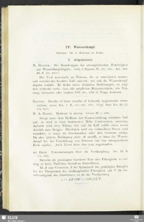 2 F. Wasserdampf