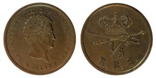 1/5 Rigsbankskilling, Dänemark: Christian VIII. (1839-1848)