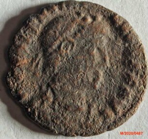 Römische Münze, Nominal Centenionalis, Prägeherr Valentinianus I., Prägeort Siscia, Original