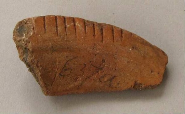 Fragment of a clay jug