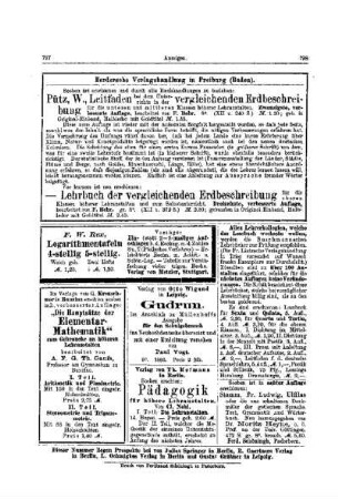 Zur Frage unserer Schüler-Turnfahrten