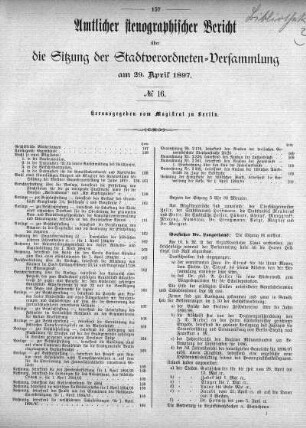 No. 16, 29. April 1897