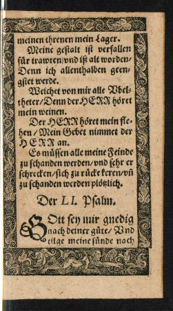Der LI. Psalm.