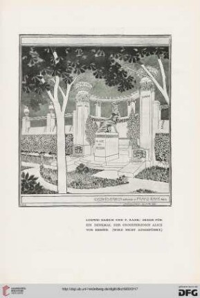 Ludwig Habich's Denkmal der Grossherzogin Alice