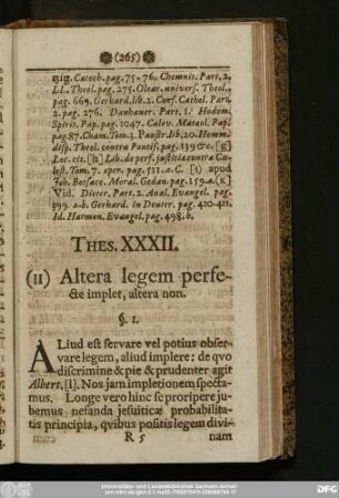 Thes. XXXII. (11) Altera legem perfecte implet, altera non.