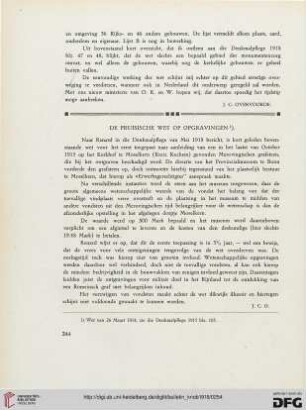 2.Ser. 11.1918: De pruisische wet op opgravingen