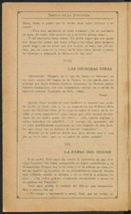 XIX La farsa del honor