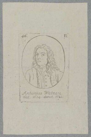 Bildnis des Antonius Wateau