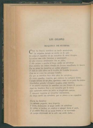 Los ciclopes : Maquina de guerra