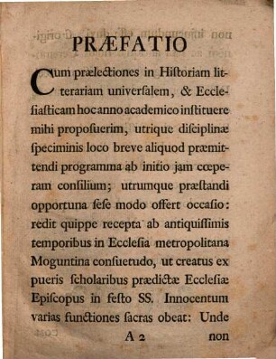 Francisci Antonii Dürr J. U. D. ... Commentatio Historica De Episcopo Puerorum, Vulgo vom Schul-Bischoff : Qua Historia litteraria universae rei Liturgicae, variaeque antiquitates Ecclesiasticae illustrantur
